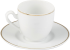 Tasse café Filet or porcelaine (seule)