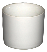 Cylindre blanc 8cm h6,5