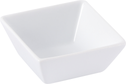 Bol carré 8cm porcelaine