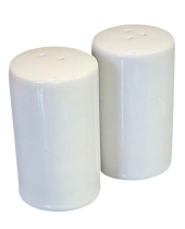 Set sel/poivre porcelaine blanche