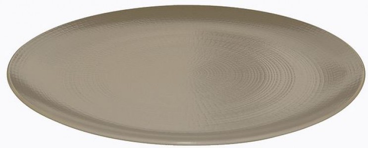 Assiette Modulo Terre d'ombre 32cm