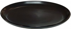 Assiette Okinawa noire 15cm